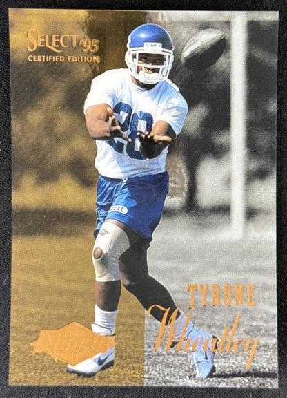 Tyrone Wheatley 1995 Pinnacle Select Certified Giants Sports Trading Card