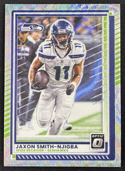 Jaxon Smith-Njigba 2025 Panini Donruss Optic Wave Prizm /300 Seahawks