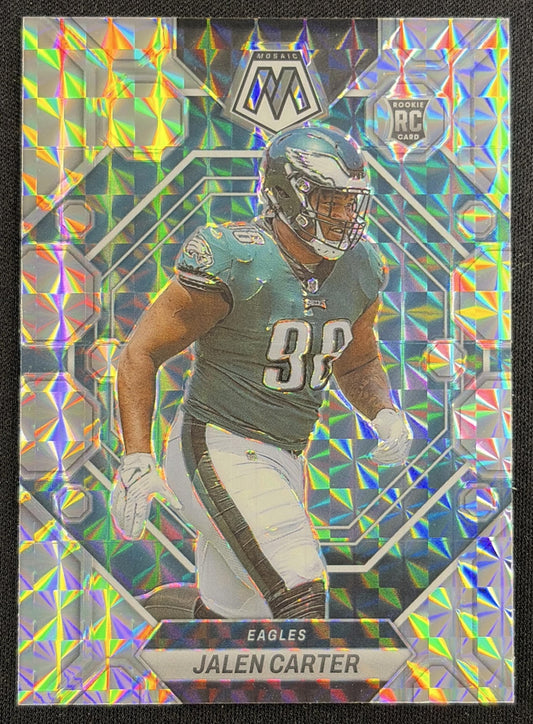 Jalen Carter 2023 Panini Mosaic Eagles Sports Trading Card