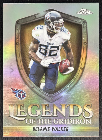 Delanie Walker 2025 Topps Chrome Legends of the Gridiron Refractor Titans Default Title Football