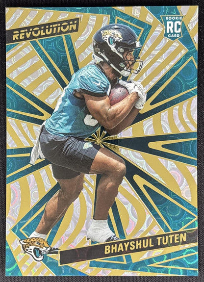 Bhayshul Tuten 2025 Panini Revolution Rookies Groove Jaguars Default Title Sports Trading Cards