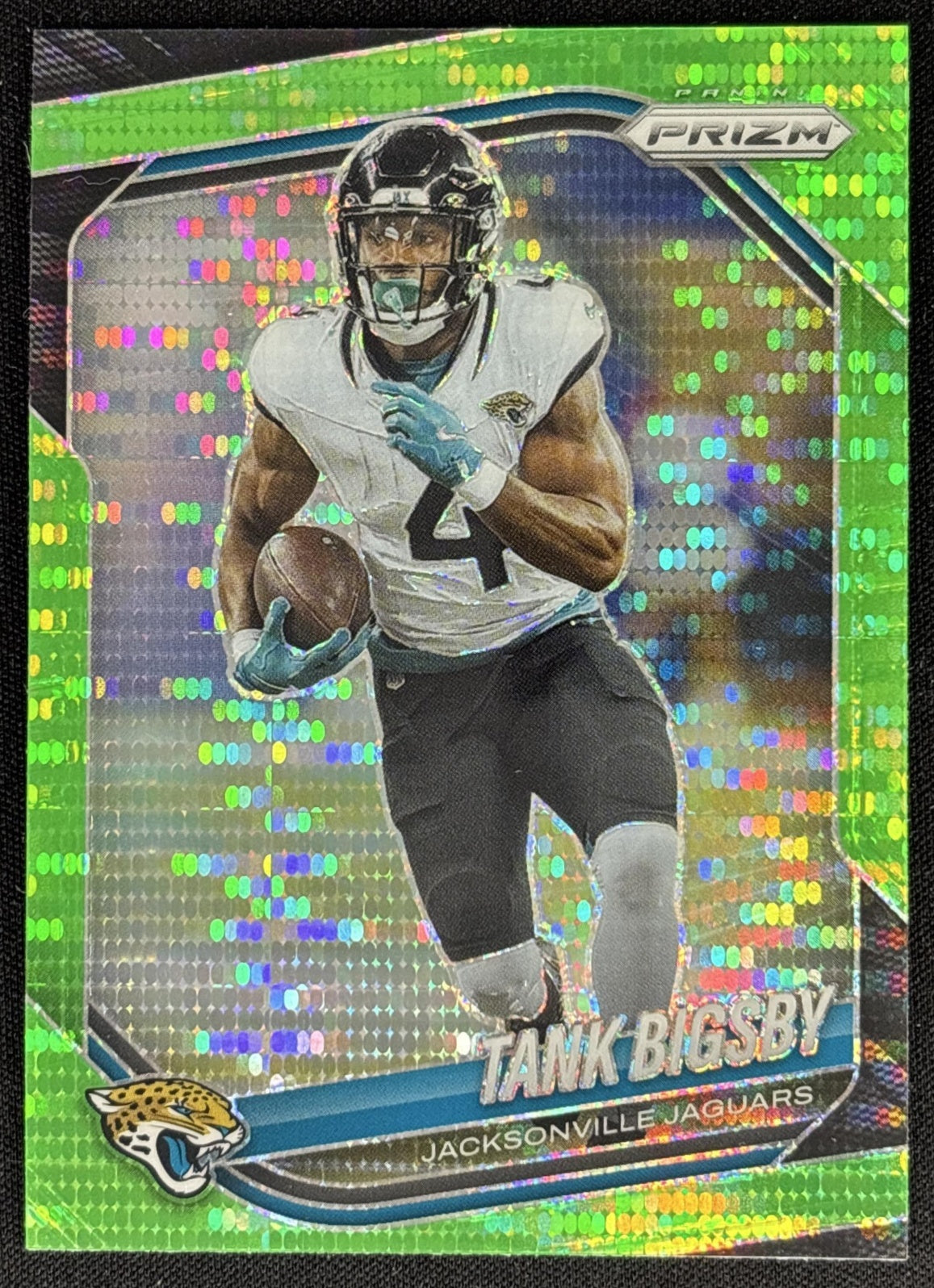 Tank Bigsby 2025 Panini Prizm Neon Green Pulsar Jaguars Sports Trading Card