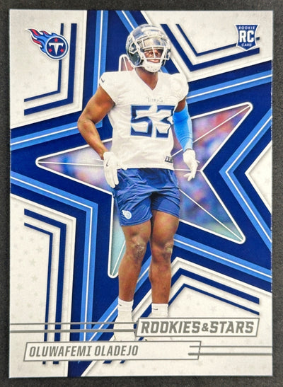 Oluwafemi Oladejo 2025 Panini Rookies & Stars Titans Default Title Sports Trading Cards