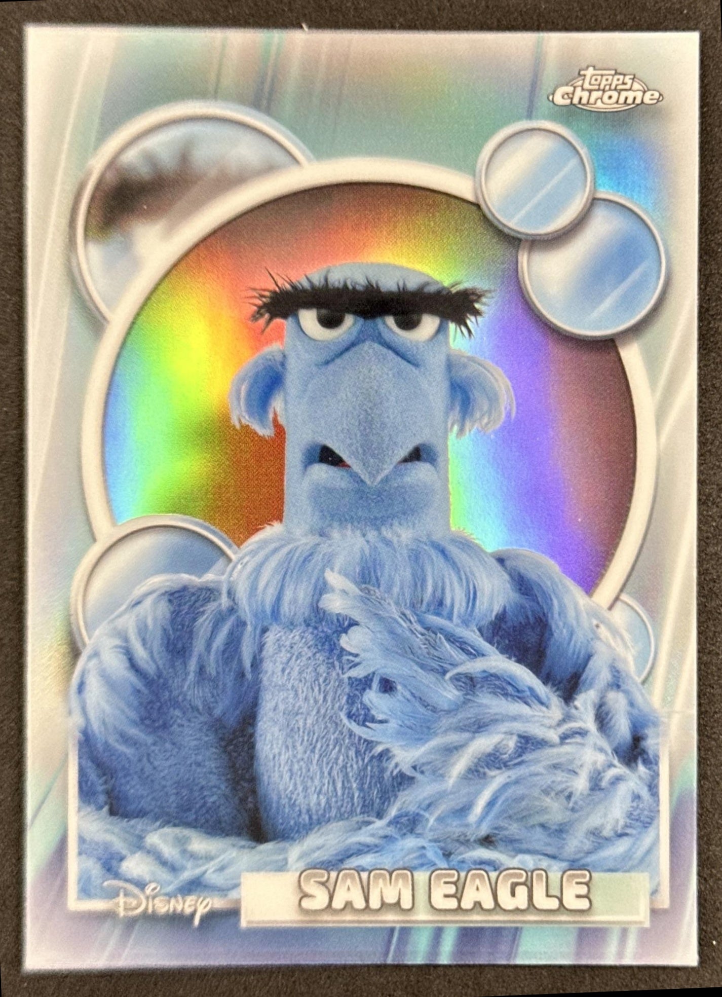 Sam Eagle 2026 Topps Chrome Disney Refractor The Muppets Front