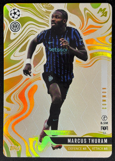 Marcus Thuram 2025 Topps Match Attax Madness UEFA Champions League Common Milano Sports Trading Cards