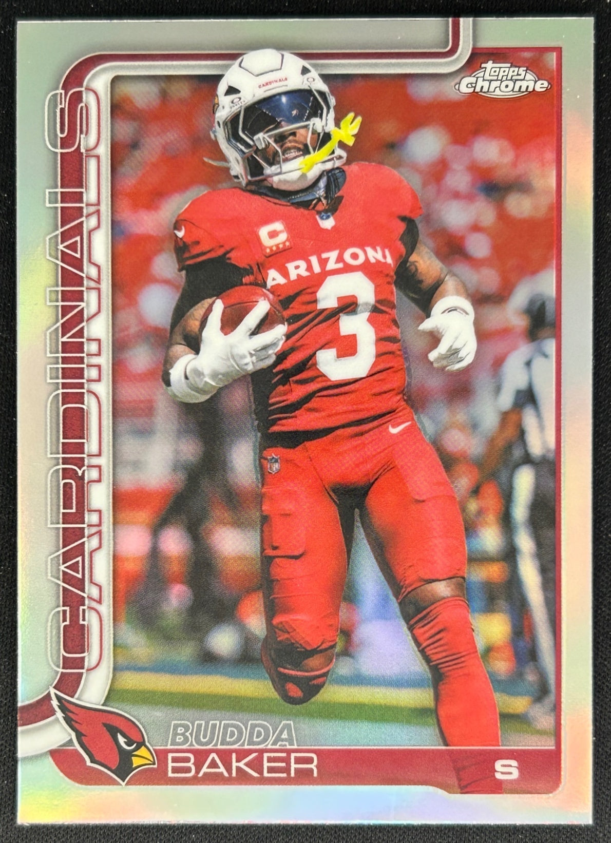 Budda Baker 2025 Topps Chrome Refractor Cardinals Sports Trading Cards