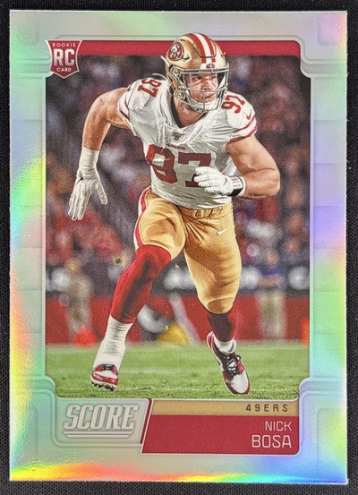 Nick Bosa 2019 Panini Chronicles Score Update Rookies 49ers front