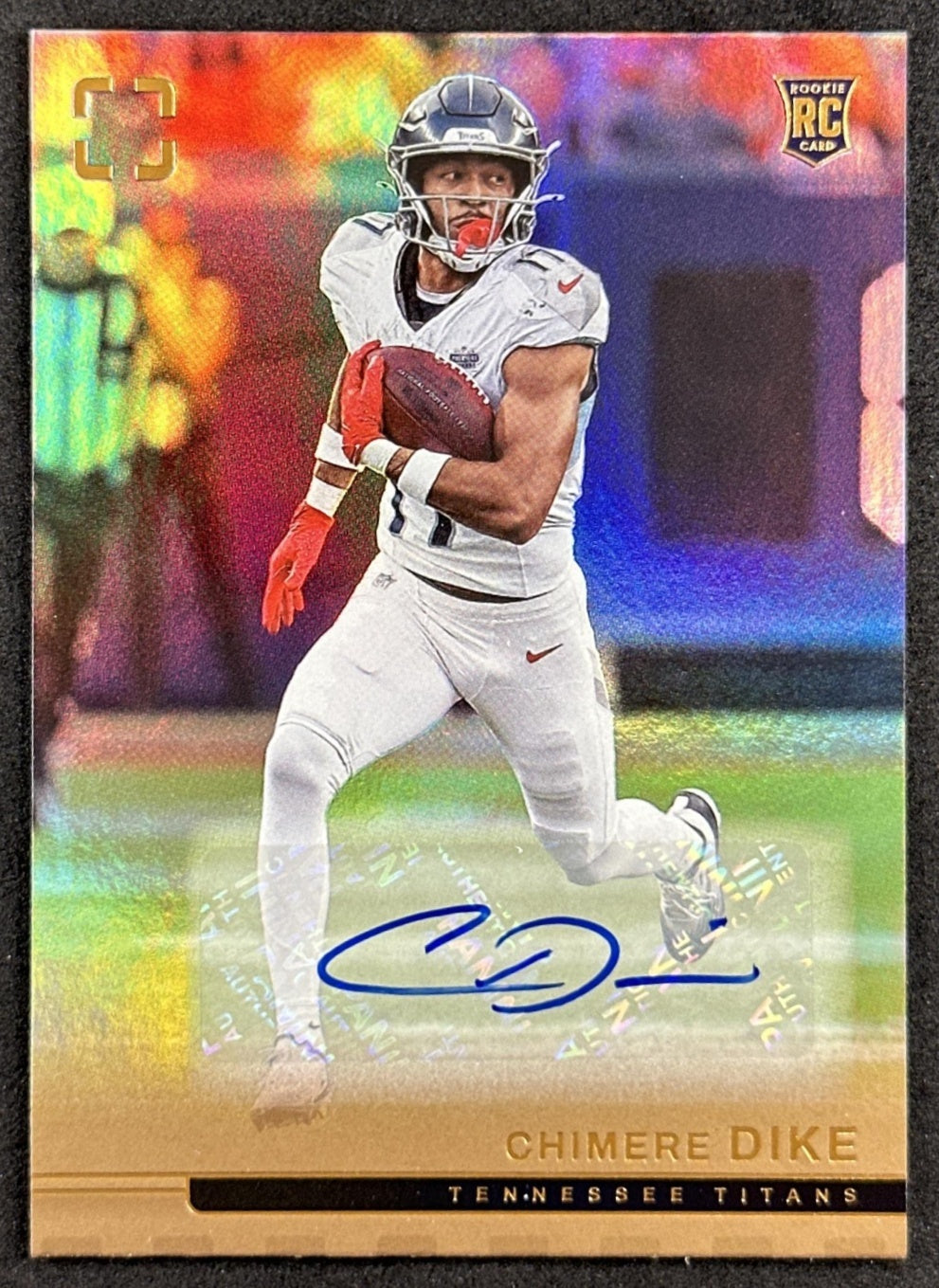 Chimere Dike 2025 Panini PhotoGenic Rookie Auto Bronze Titans Sports Trading Cards