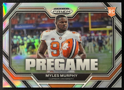 Myles Murphy 2023 Prizm Draft Picks PreGame Pre Game Tigers Bengals Sports Trading Cards