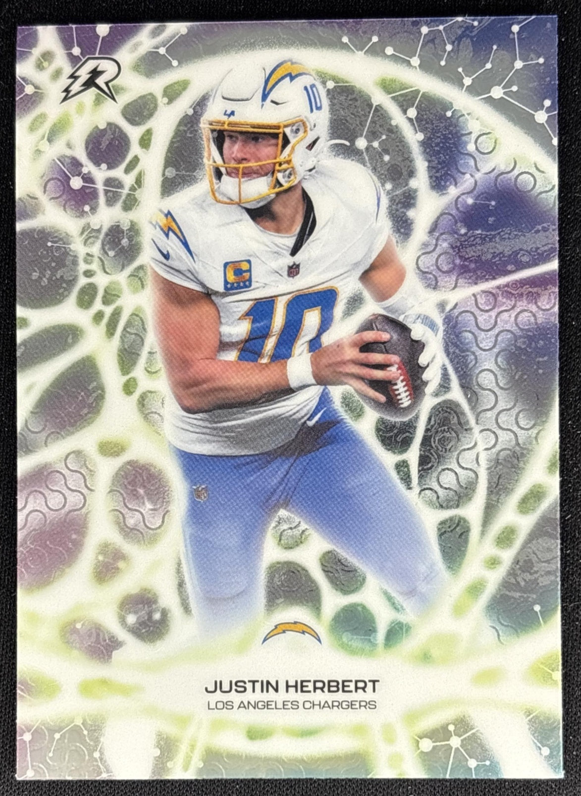 Justin Herbert 2025 Topps Resurgence Protonyx Chargers