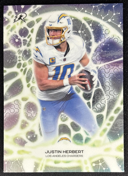 Justin Herbert 2025 Topps Resurgence Protonyx Chargers