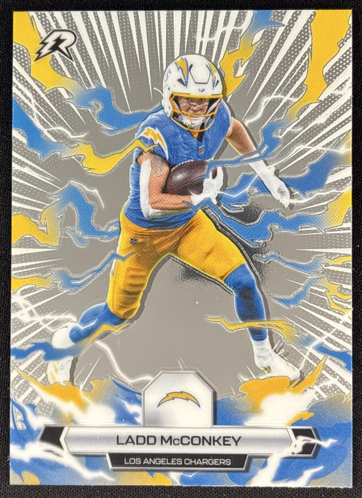 Ladd McConkey 2025 Topps Resurgence Chargers Los Angeles Chargers front