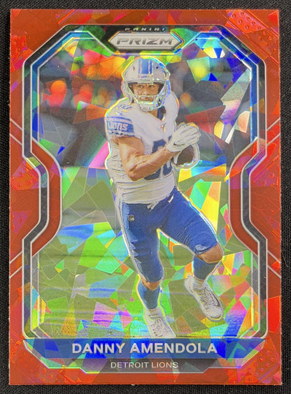 Danny Amendola 2020 Panini Prizm Red Ice Lions Sports Trading Card