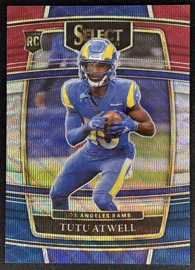 Tutu Atwell 2021 Panini Select Tri Color Prizm /249 Rams Sports Trading Cards