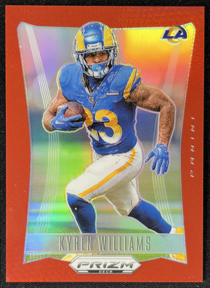 Kyren Williams 2024 Panini Prizm Deca Red /199 Rams