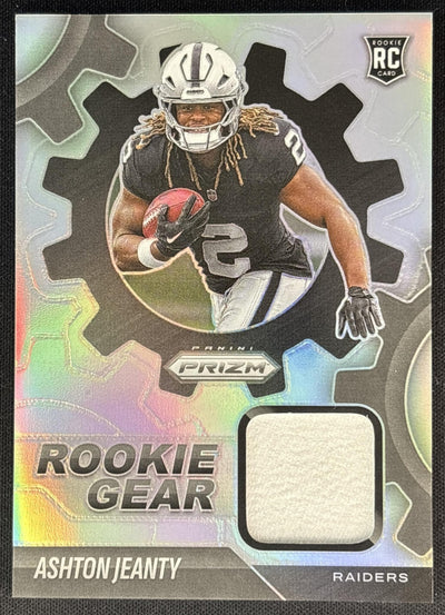 Ashton Jeanty 2025 Panini Prizm Rookie Gear Raiders