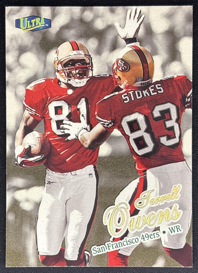 Terrell Owens 1998 Fleer Ultra Gold Medallion 49ers Sports Trading Cards