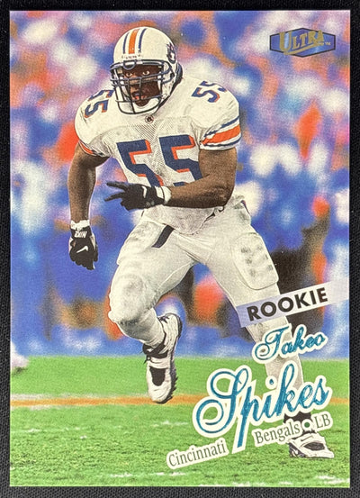 Takeo Spikes 1998 Fleer Ultra Bengals Sports Trading Cards