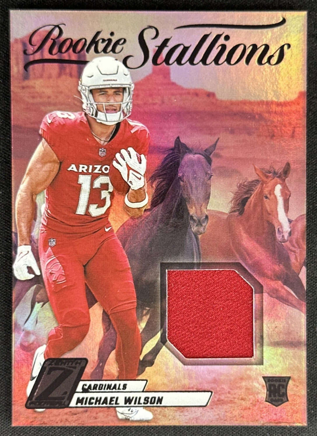 Michael Wilson 2023 Panini Zenith Rookie Stallions Cardinals