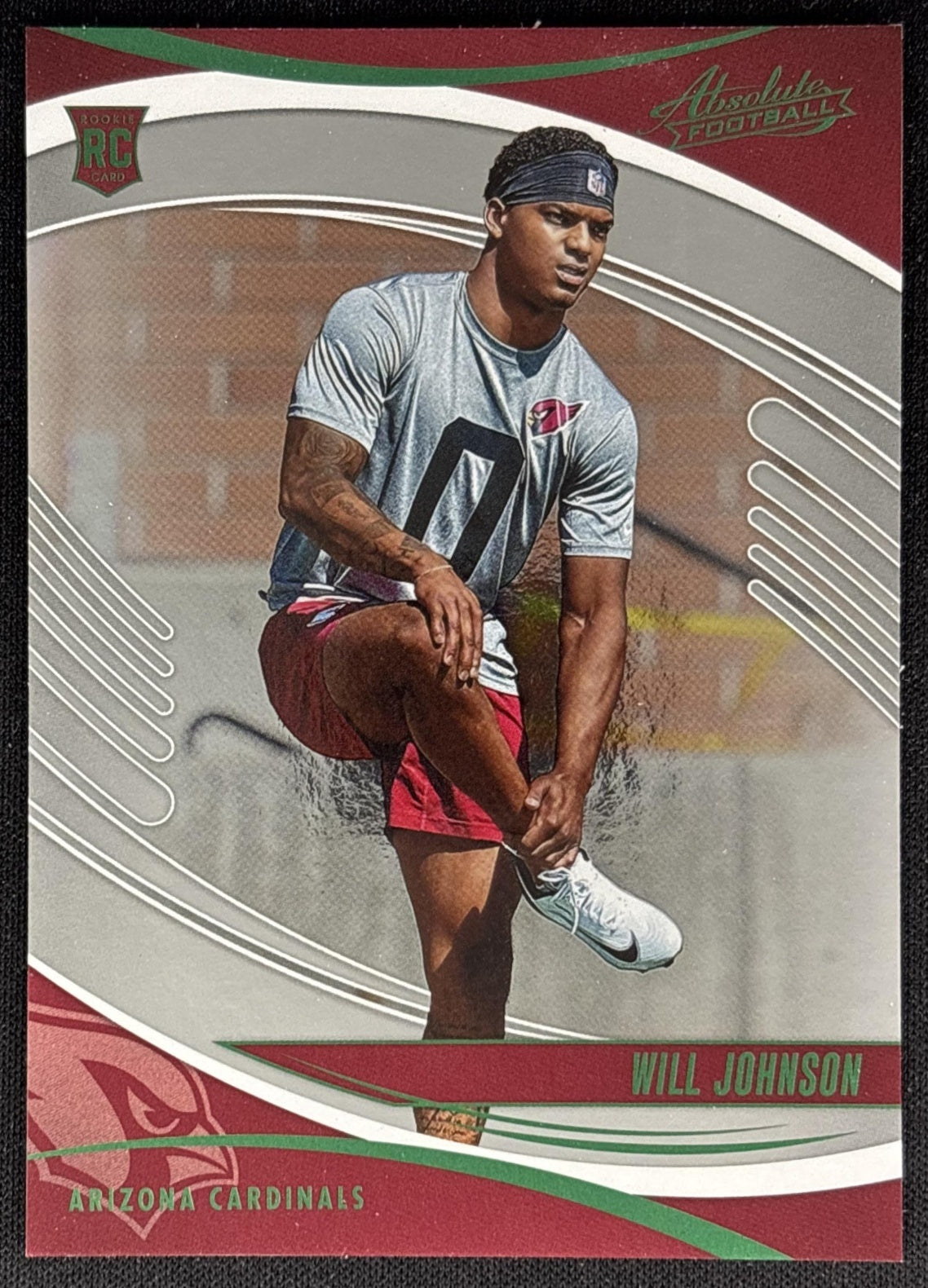 Will Johnson 2025 Panini Absolute Rookies Green Cardinals Sports Trading Cards