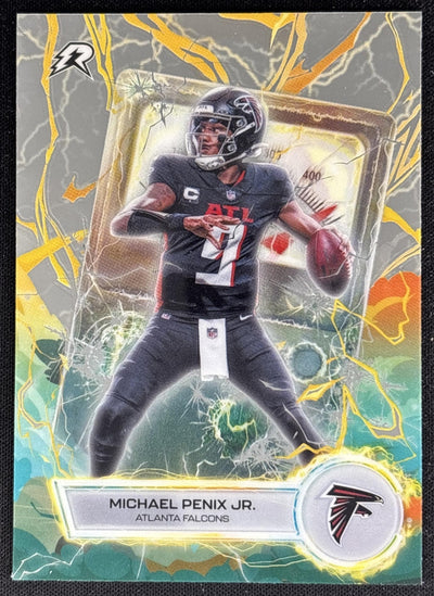 Michael Penix Jr. 2025 Topps Resurgence Voltaic Falcons