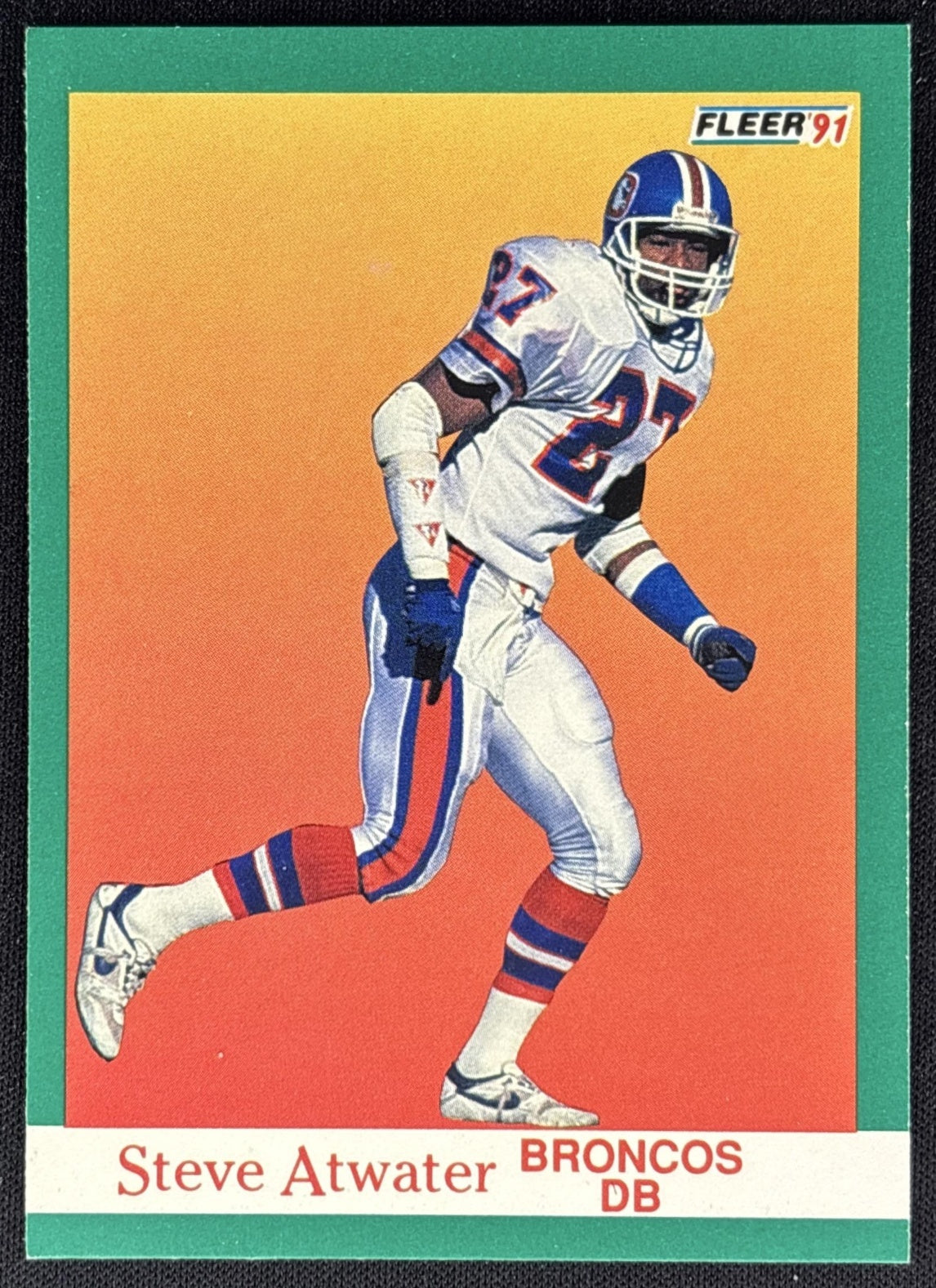 Steve Atwater 1991 Fleer Broncos - Front