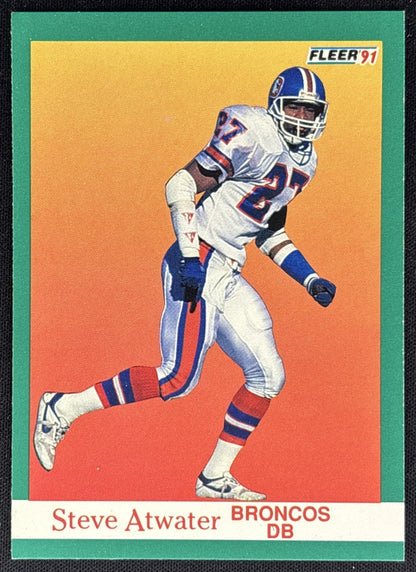 Steve Atwater 1991 Fleer Broncos - Front