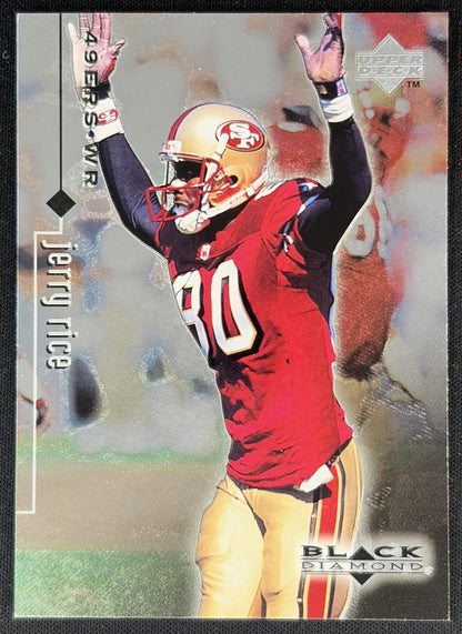 Jerry Rice 1998 Upper Deck Black Diamond Rookie Edition 49ers Sports Trading Cards