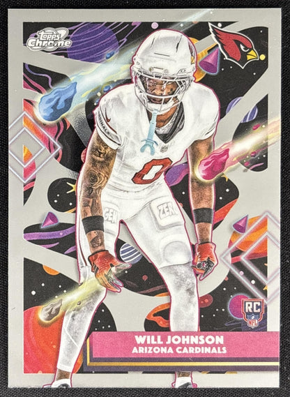 Will Johnson 2025 Topps Cosmic Chrome Cardinals