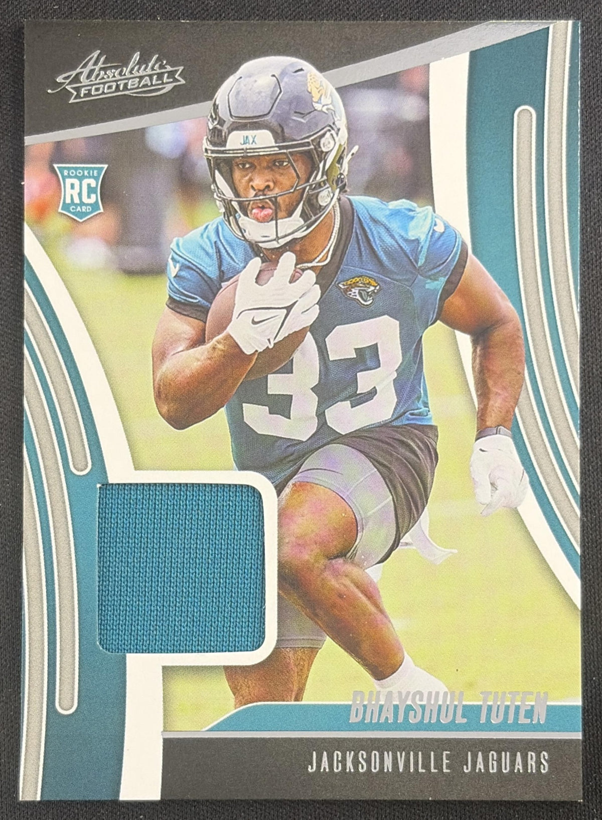 Bhayshul Tuten 2025 Panini Absolute Rookie Materials Jaguars