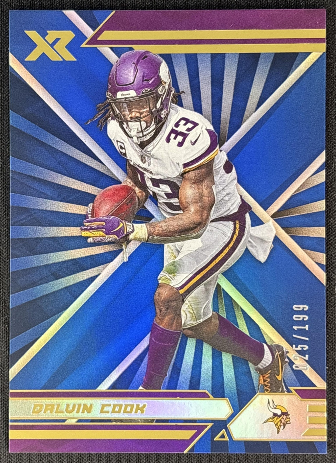 Dalvin Cook 2021 Panini XR Blue /199 Vikings