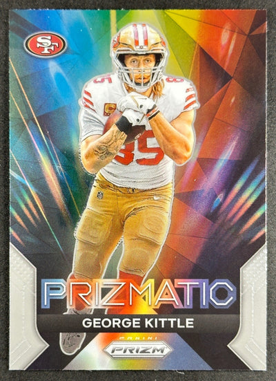 George Kittle 2023 Panini Prizm Prizmatic 49ers Default Title Sports Trading Cards