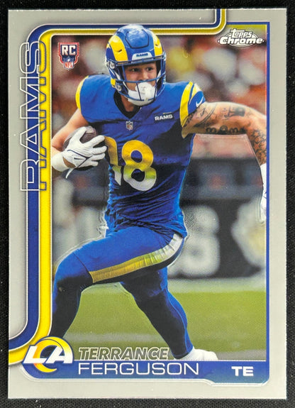 Terrance Ferguson 2025 Topps Chrome Rookie Rams Sports Trading Cards