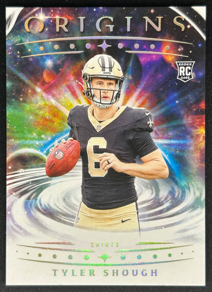 Tyler Shough 2025 Origins Rookie Saints Sports Trading Cards