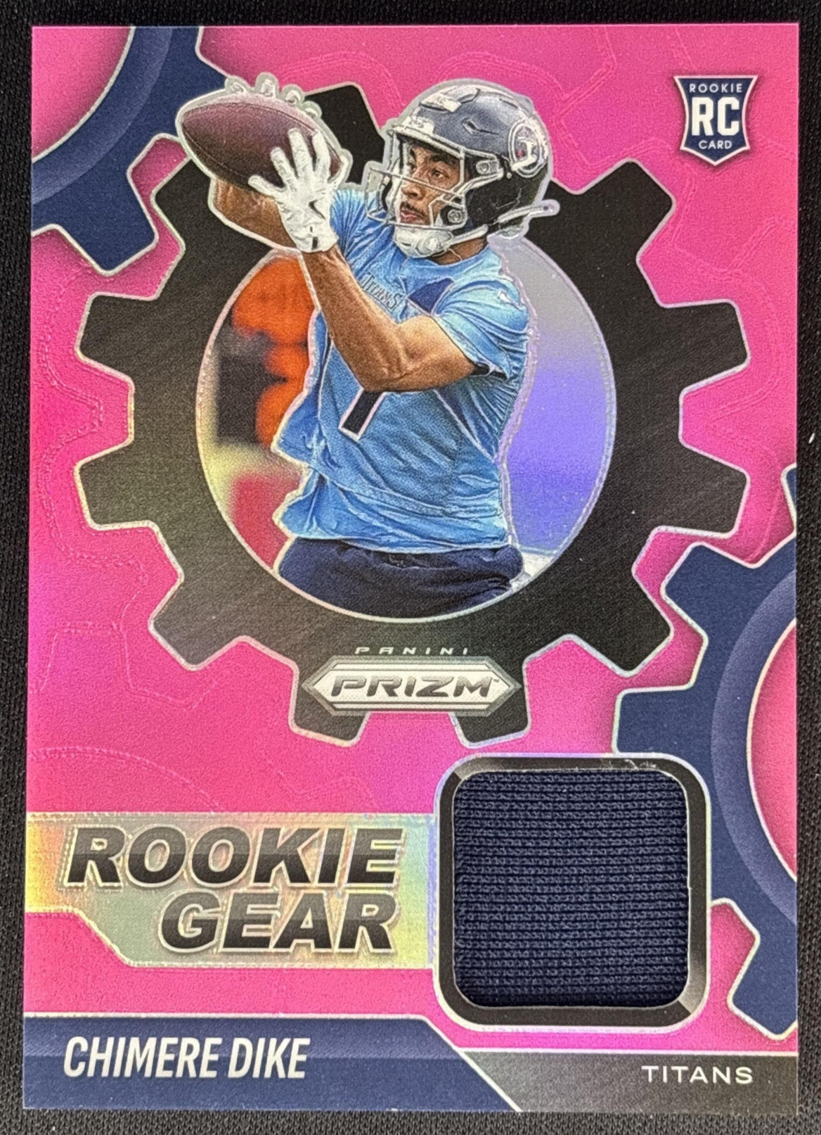 Chimere Dike 2025 Panini Prizm Rookie Gear Pink