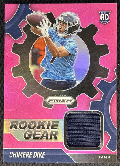 Chimere Dike 2025 Panini Prizm Rookie Gear Pink