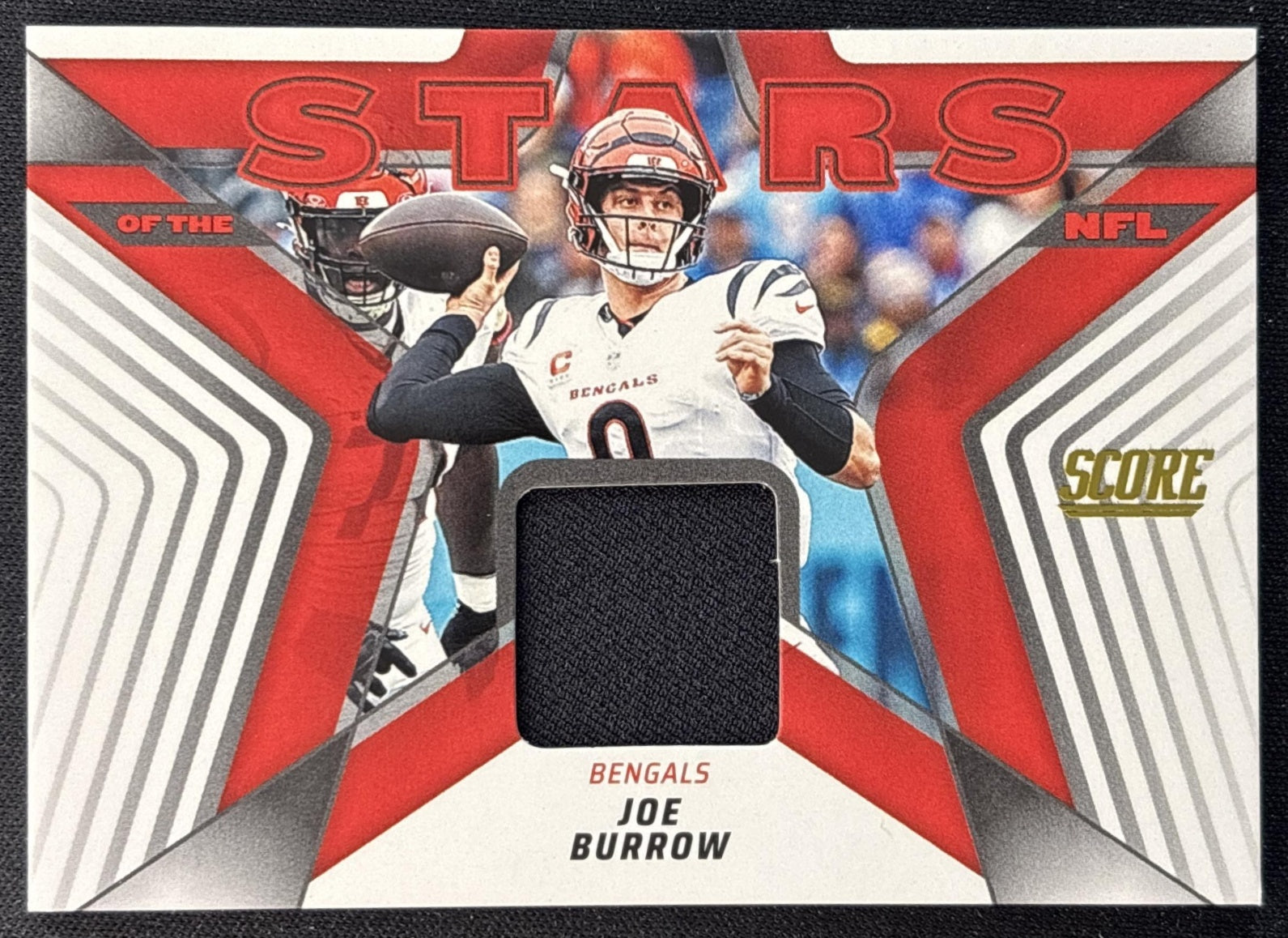 Joe Burrow 2025 Panini Score Stars of the NFL Jersey Bengals 2 Front
