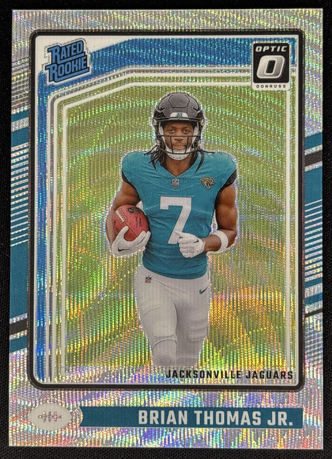 Brian Thomas Jr. 2024 Panini Donruss Optic Wave /300 Jaguars Sports Trading Cards