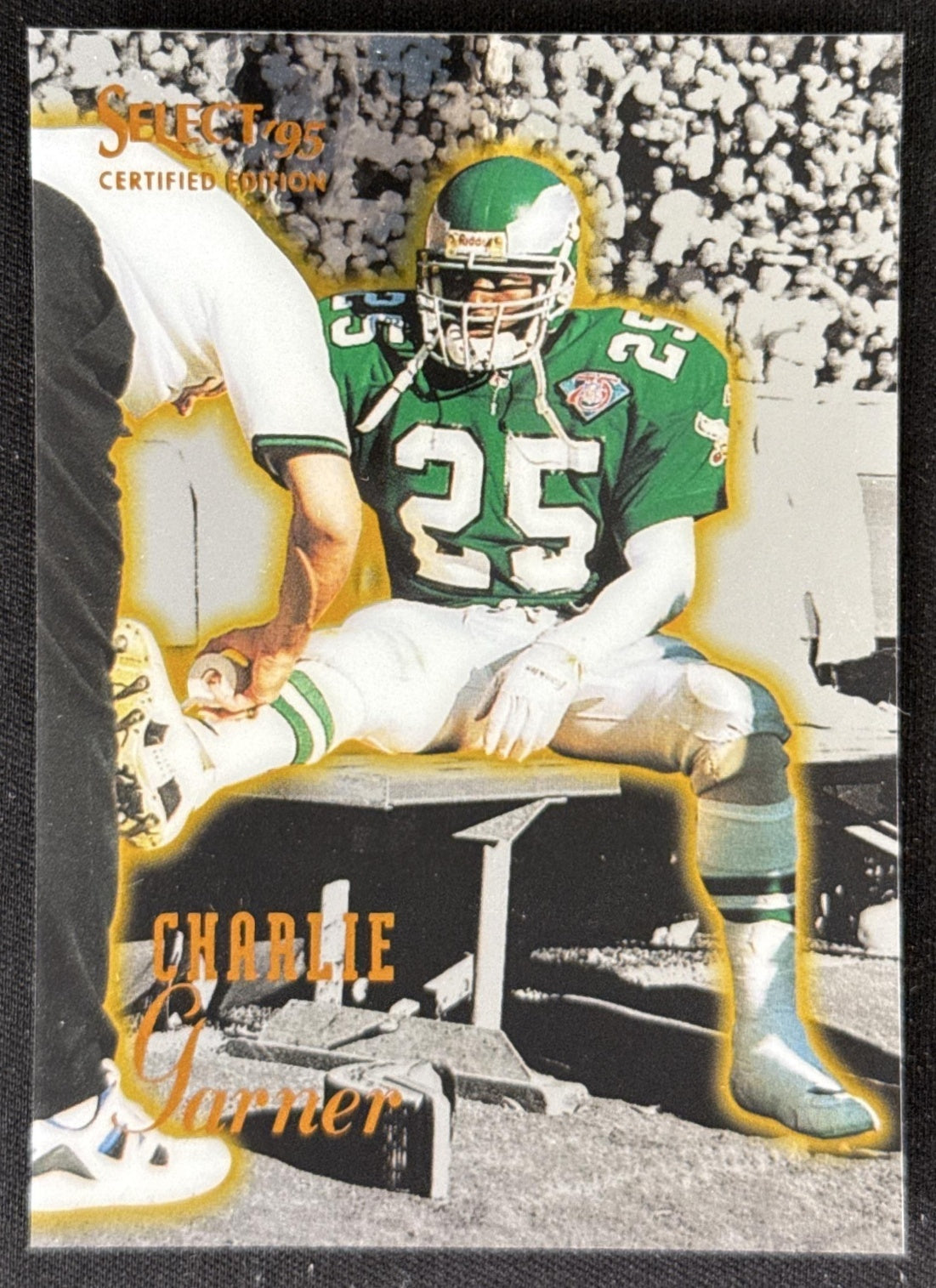 Charlie Garner 1995 Pinnacle Select Certified Eagles Sports Trading Card