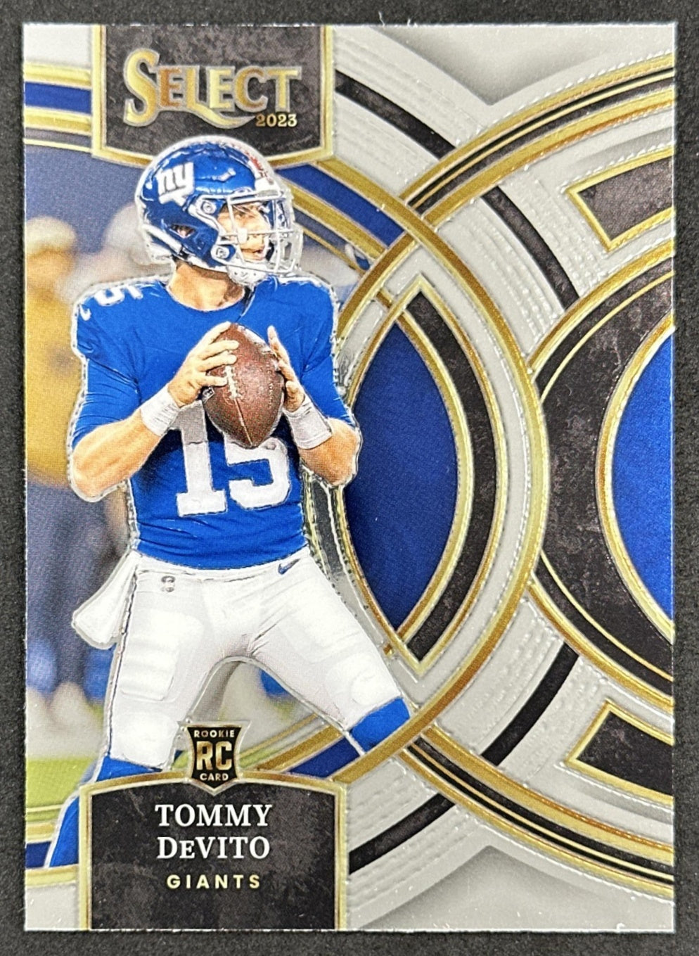 Tommy DeVito 2023 Panini Select Giants front sports trading card