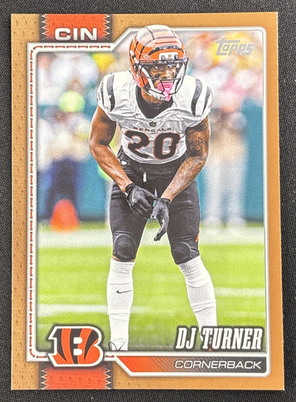 DJ Turner 2026 Topps Gold /2026 Bengals