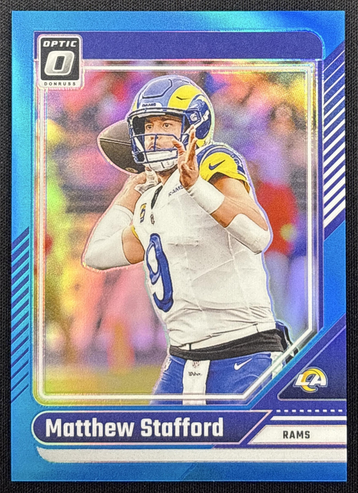 Matthew Stafford 2024 Panini Donruss Optic Aqua /299 Rams