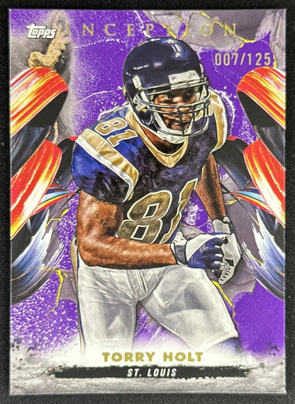 Torry Holt 2024 Topps Inception Purple /125 Rams