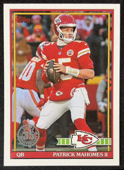 Patrick Mahomes II 2026 Topps 1991 Chiefs front