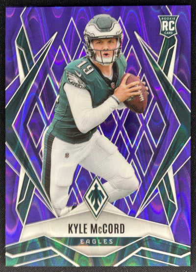 Kyle McCord 2025 Phoenix Purple Seismic /49 Eagles Default Title Sports Trading Cards
