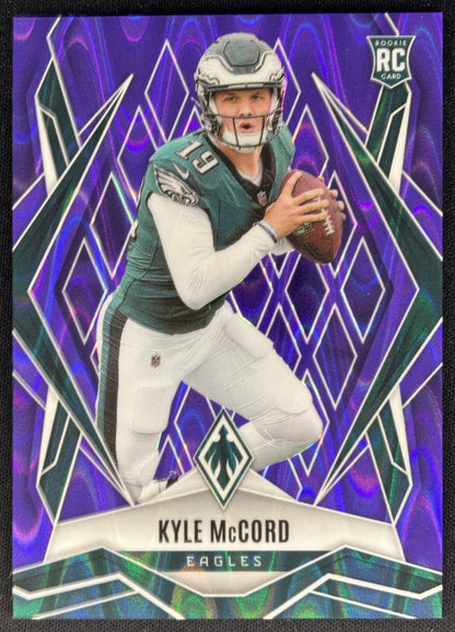 Kyle McCord 2025 Phoenix Purple Seismic /49 Eagles Default Title Sports Trading Cards