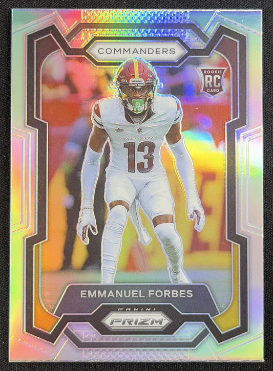 Emmanuel Forbes 2023 Panini Prizm Silver Commanders