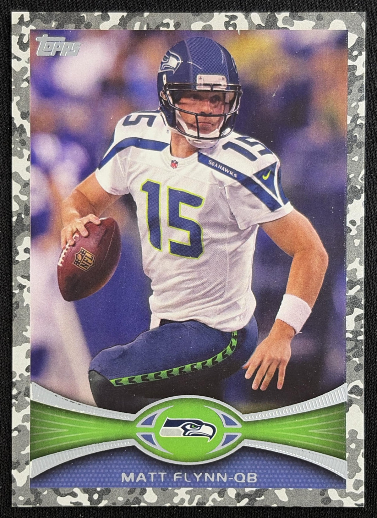 Matt Flynn 2012 Topps Camo /399 Seahawks