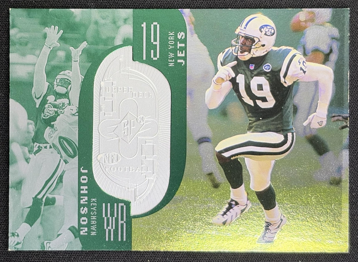 Keyshawn Johnson 1998 SPx Finite /10100 Jets