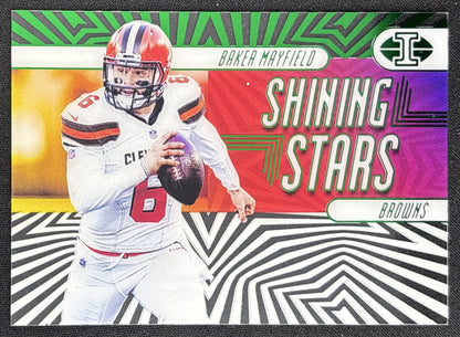 Baker Mayfield 2019 Panini Illusions Shining Stars Green /149 Browns